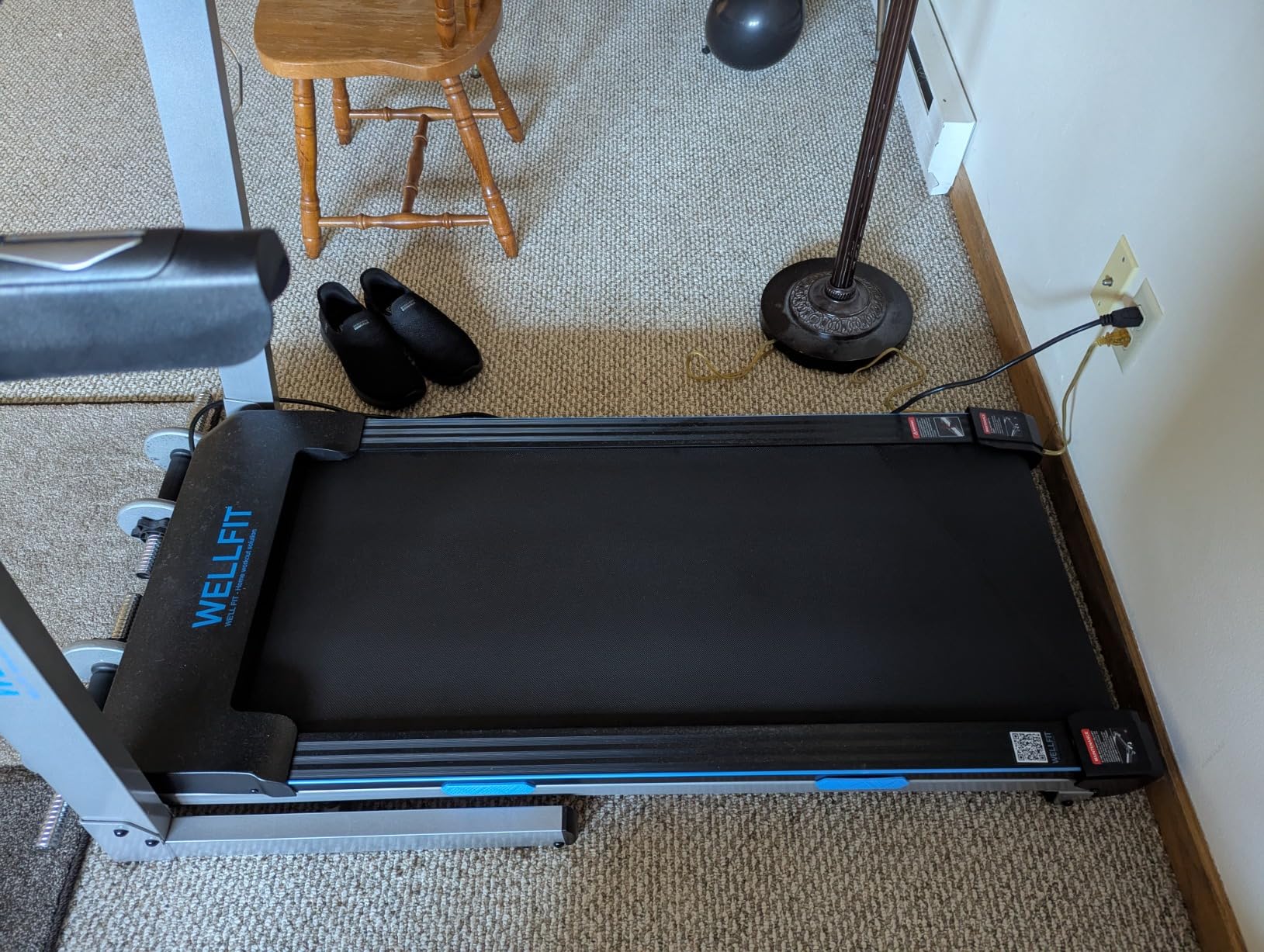 WELLFIT TM007 Auto Incline Treadmill, 4.0HP Heavyduty Treadmill for 400lbs+ Capacity, Adjustable Height for 5'2 WELLFIT TM007 Auto Incline Treadmill, 4.0HP Heavyduty Treadmill for 400lbs+ Capacity, Adjustable Height for 5'2