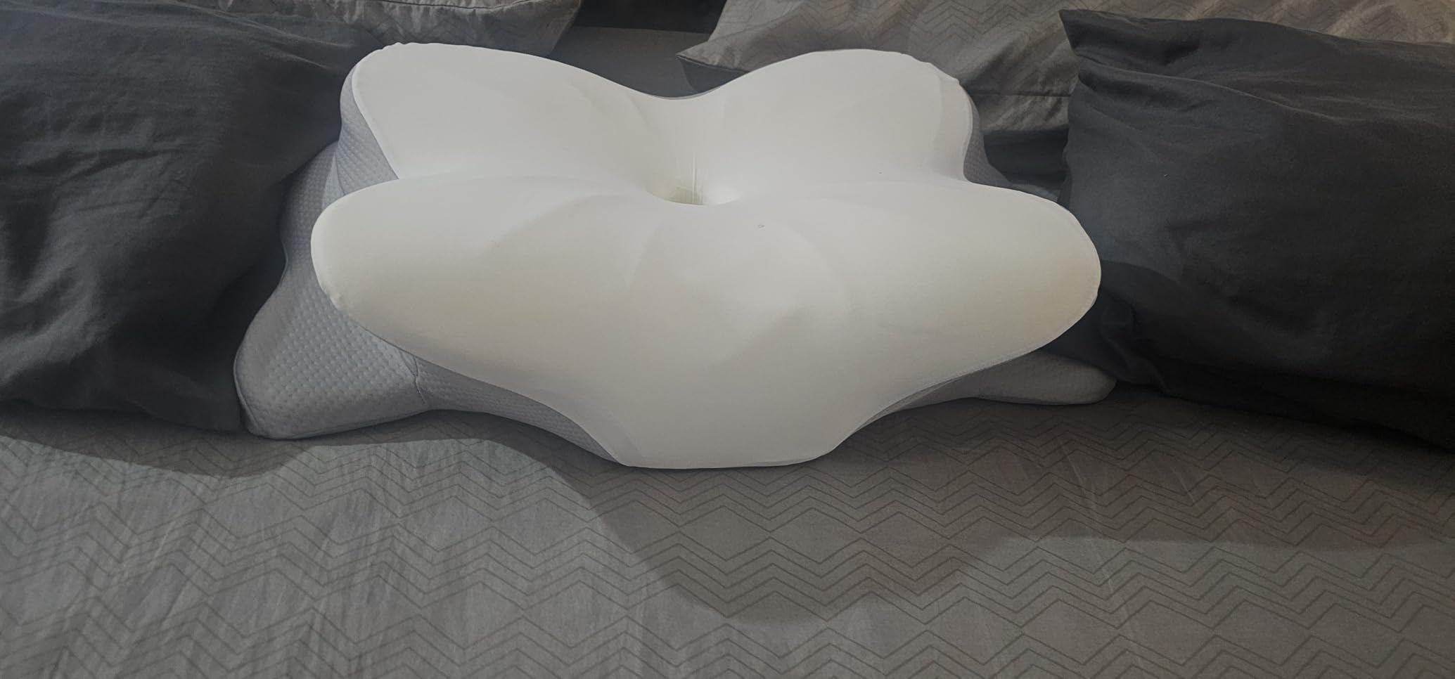 Cervical Neck Pillow, Ergonomic Memory Foam Pillows for Neck Pain Relief with Breathable Pillowcase, Adjustable Contour Neck Support Pillow for Side Back Stomach Sleepers, Odorless Customer Review Cervical Neck Pillow, Ergonomic Memory Foam Pillows for Neck Pain Relief with Breathable Pillowcase, Adjustable Contour Neck Support Pillow for Side Back Stomach Sleepers, Odorless - Customer Photo 1
