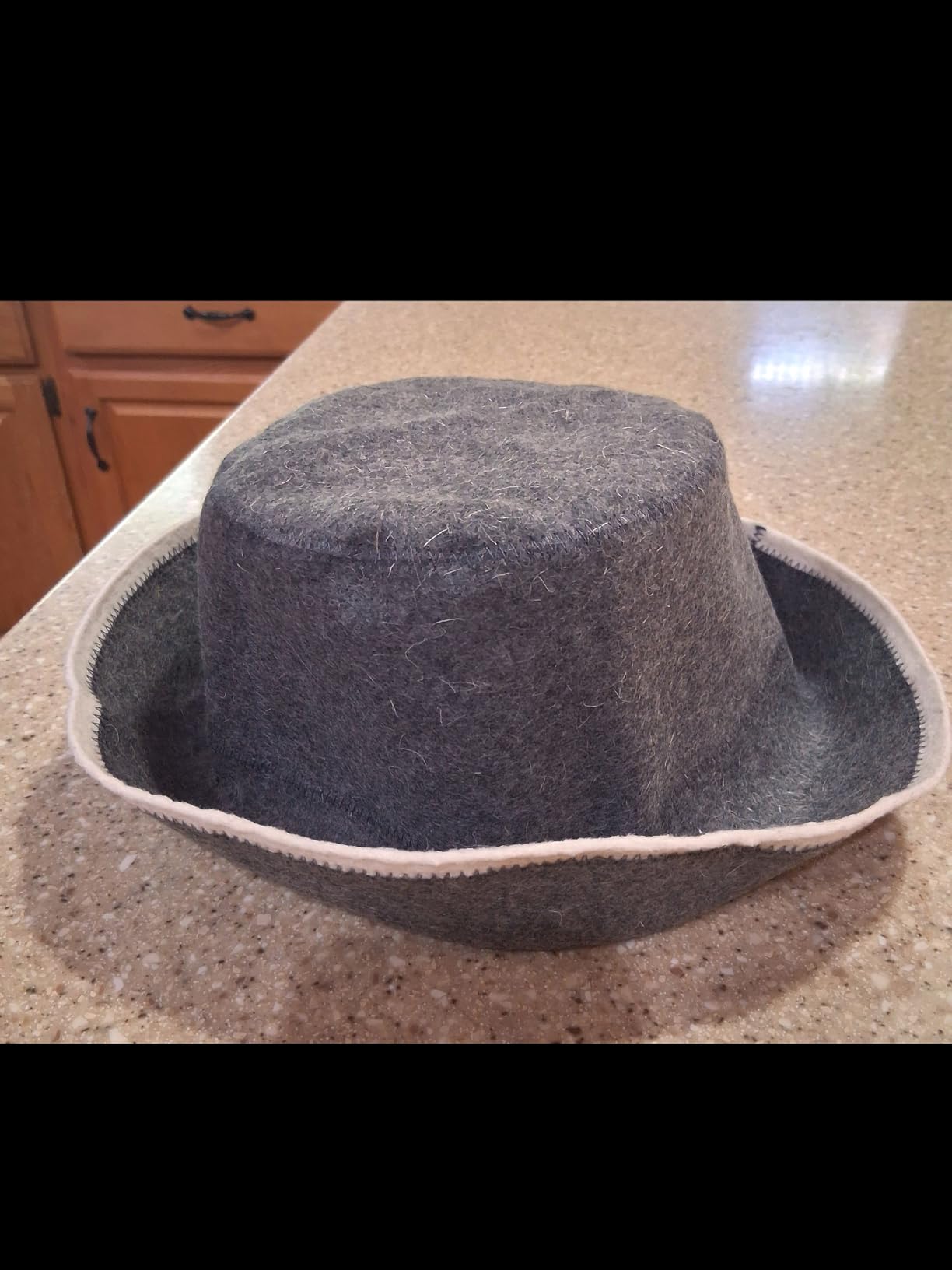 Sauna Hat, Natural Wool Sauna Hat for Men and Women, Russian Banya Cap, Soft, Breathable Wool Hat Protects Hair from Overheating & Damage, Sauna Accessories for Spa, Steam Room, Bathhouse Customer Review Sauna Hat, Natural Wool Sauna Hat for Men and Women, Russian Banya Cap, Soft, Breathable Wool Hat Protects Hair from Overheating & Damage, Sauna Accessories for Spa, Steam Room, Bathhouse - Customer Photo 2