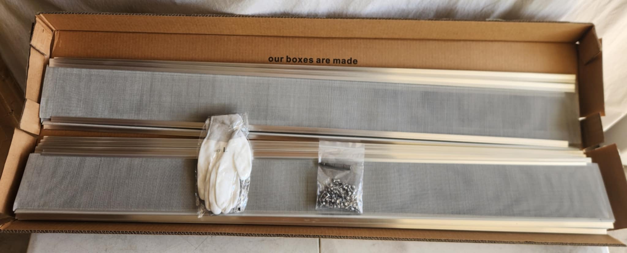 Gutter Guard Kit - 48FT (12 Pieces), Stainless Steel Mesh Gutter Guard, Fits 5-inch & Smaller Gutters, Heavy-Duty Aluminum Frame, Leaf Guard for Gutters, SmartPitch Technology, DIY-Friendly Customer Review Gutter Guard Kit - 48FT (12 Pieces), Stainless Steel Mesh Gutter Guard, Fits 5-inch & Smaller Gutters, Heavy-Duty Aluminum Frame, Leaf Guard for Gutters, SmartPitch Technology, DIY-Friendly - Customer Photo 1