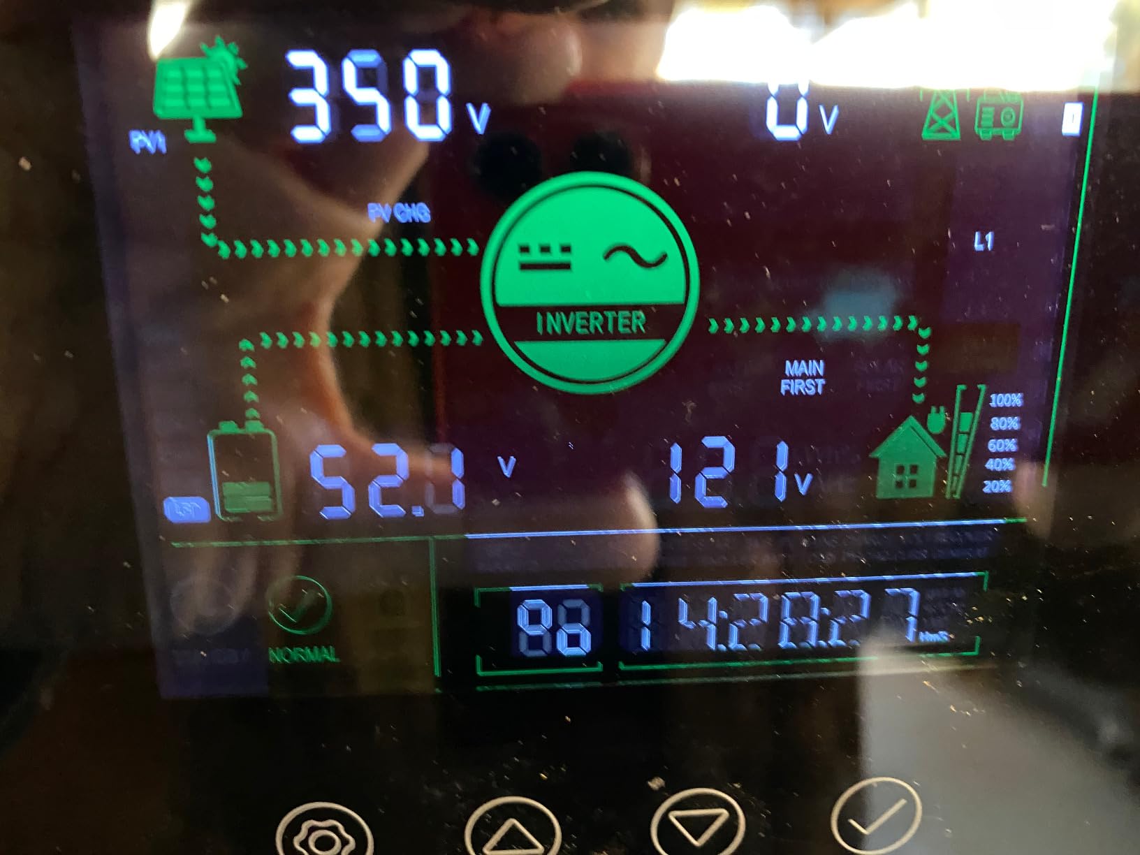 SUNGOLDPOWER 10000W 48V Solar Inverter, Built-in 2 MPPT Solar Controllers, Max 200A Battery Charging, AC Input/Output 120V/240V(settable),Pure Sine Wave Inverter(WiFi and BMS COMM) UL1741 Customer Review SUNGOLDPOWER 10000W 48V Solar Inverter, Built-in 2 MPPT Solar Controllers, Max 200A Battery Charging, AC Input/Output 120V/240V(settable),Pure Sine Wave Inverter(WiFi and BMS COMM) UL1741 - Customer Photo 2