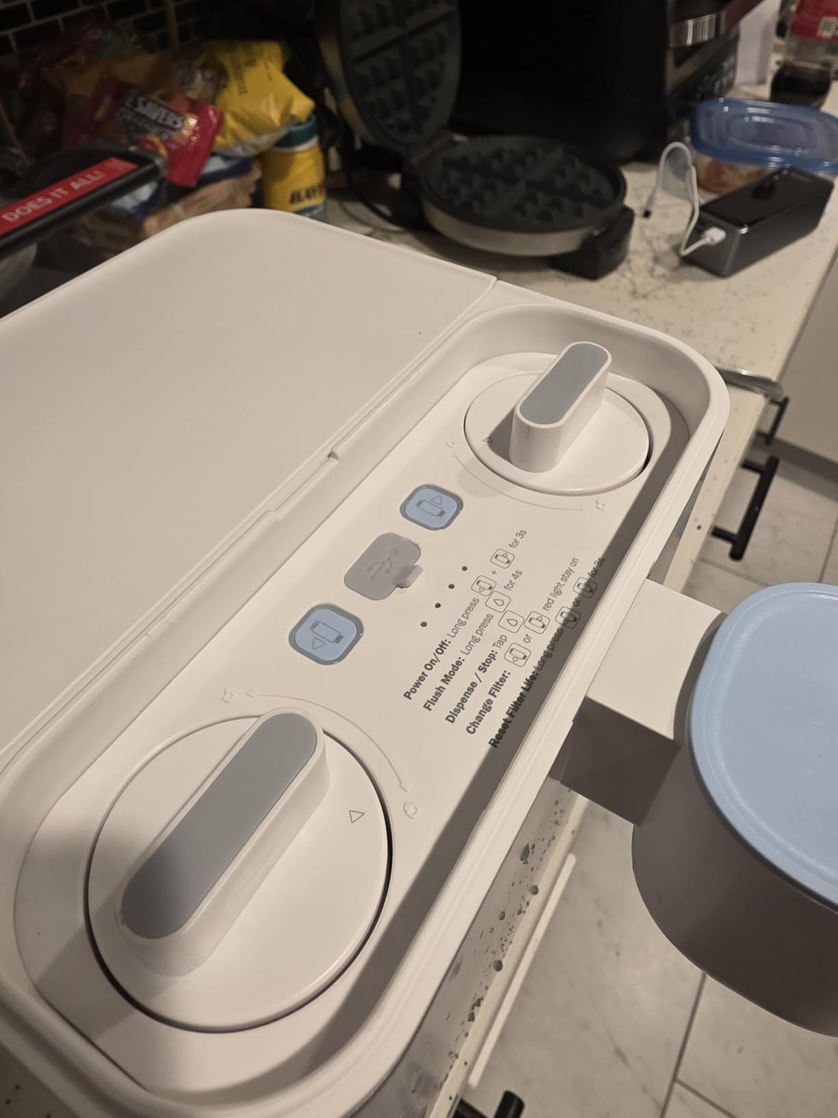 Frizzlife 400-Gallon Electric Water Filter Dispenser with 2 Filters (8-Stage Filtration),Reduce 99.89% of Lead,6 Months Rechargeable Water Pitcher, BPA-Free Instant Countertop Water Filter System,MD40 Customer Review Frizzlife 400-Gallon Electric Water Filter Dispenser with 2 Filters (8-Stage Filtration),Reduce 99.89% of Lead,6 Months Rechargeable Water Pitcher, BPA-Free Instant Countertop Water Filter System,MD40 - Customer Photo 2