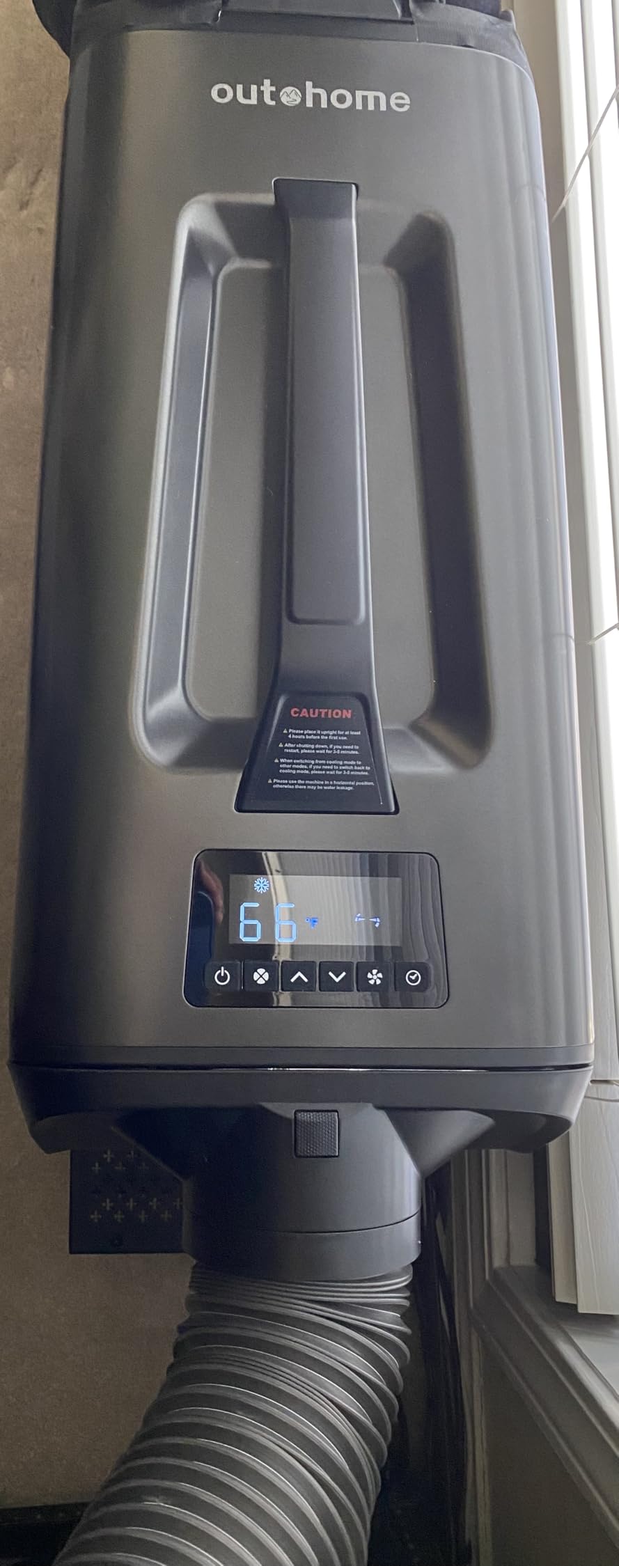 Portable Camping Air Conditioner for Outdoor and Indoor Use, Quiet Air conditoning For Small Rooms，5200BTU Fast Cooling Capacity for Tent AC(Black Grey) - Customer Photo 1
