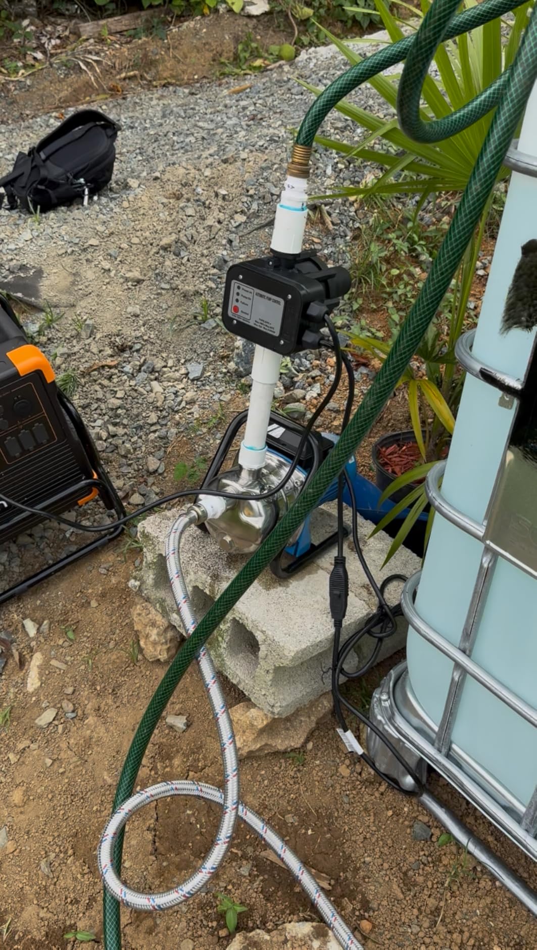 FOTING 1.5HP Shallow Well Pump with Pressure Tank, 115V 1340GPH Automatic Irrigation Water Booster Jet Pump, Water Pumps Booster System 164FT for Home Garden Lawn Farm Customer Review FOTING 1.5HP Shallow Well Pump with Pressure Tank, 115V 1340GPH Automatic Irrigation Water Booster Jet Pump, Water Pumps Booster System 164FT for Home Garden Lawn Farm - Customer Photo 1