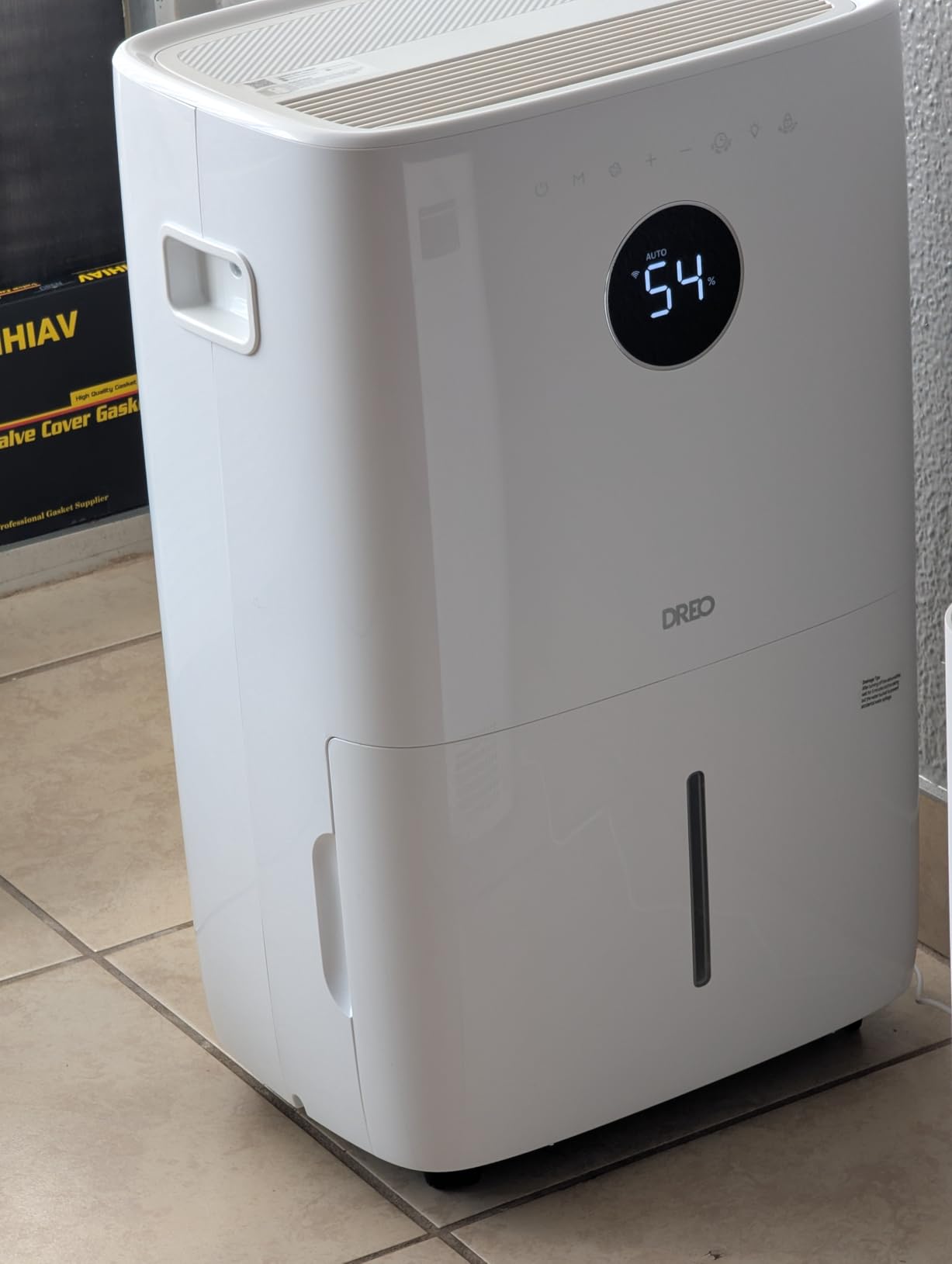 Dreo 110-Pint Smart Dehumidifier for Basement, 4500 Ft² for Large Room, 2 Gallon Water Tank - Customer Photo 1