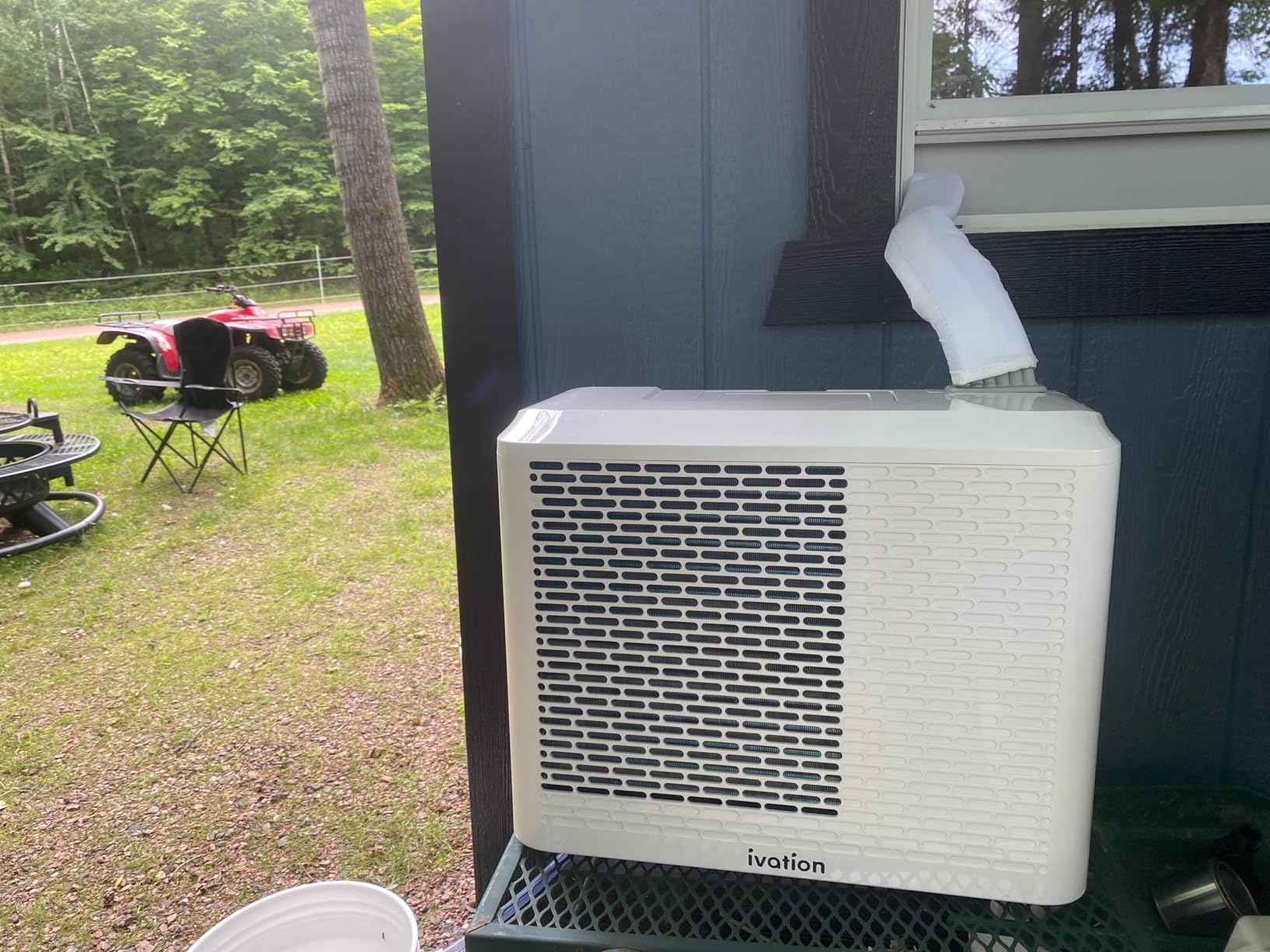 Ivation 6,500 BTU Camper Air Conditioner | Portable Over-the-Window Sill AC, Fan & Dehumidifier for RV, Caravan & Motorhome | Digital Display, Temperature Control, Timer, Sleep Mode, Whisper Quiet Customer Review Ivation 6,500 BTU Camper Air Conditioner | Portable Over-the-Window Sill AC, Fan & Dehumidifier for RV, Caravan & Motorhome | Digital Display, Temperature Control, Timer, Sleep Mode, Whisper Quiet - Customer Photo 1