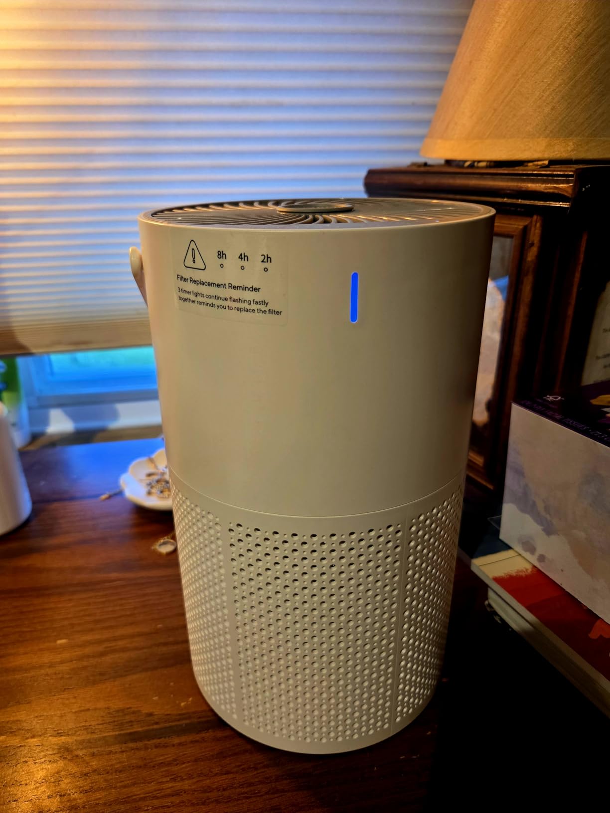 Air Purifier for Home Large Room up to 1095 Sq FtH13 True HEPA Filter for AllergiesSmokeOdorPetsDustQuiet Sleep ModeTimerAir Purifiers for Home Bedroom Office - Customer Photo 2