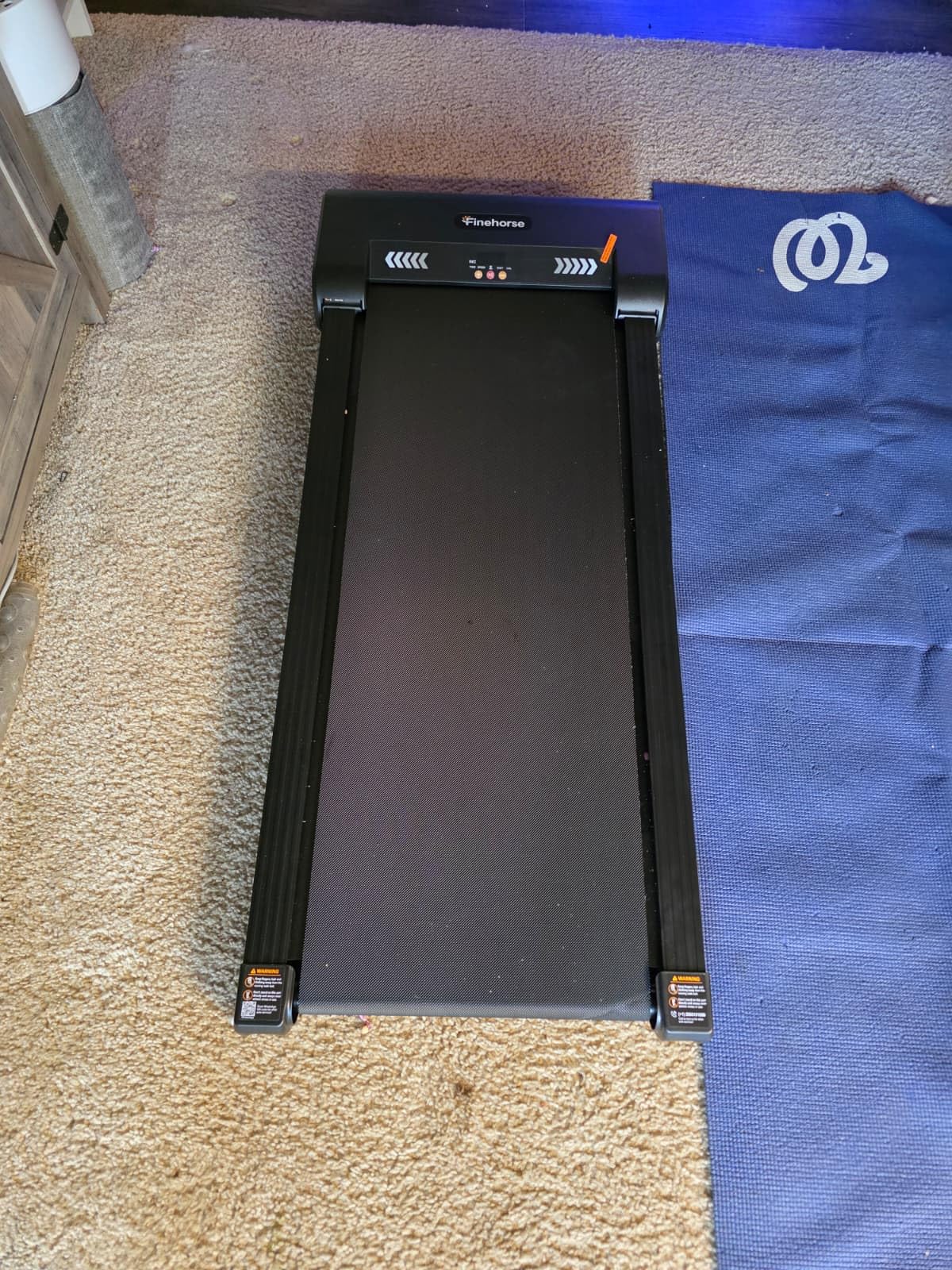 13% 6-Level Walking Pad with Auto Incline - Treadmill with Auto Incline and Remote Control, 330Lbs Capacity Portable Compact Treadmill for Home Office, LED Display Customer Review 13% 6-Level Walking Pad with Auto Incline - Treadmill with Auto Incline and Remote Control, 330Lbs Capacity Portable Compact Treadmill for Home Office, LED Display - Customer Photo 2