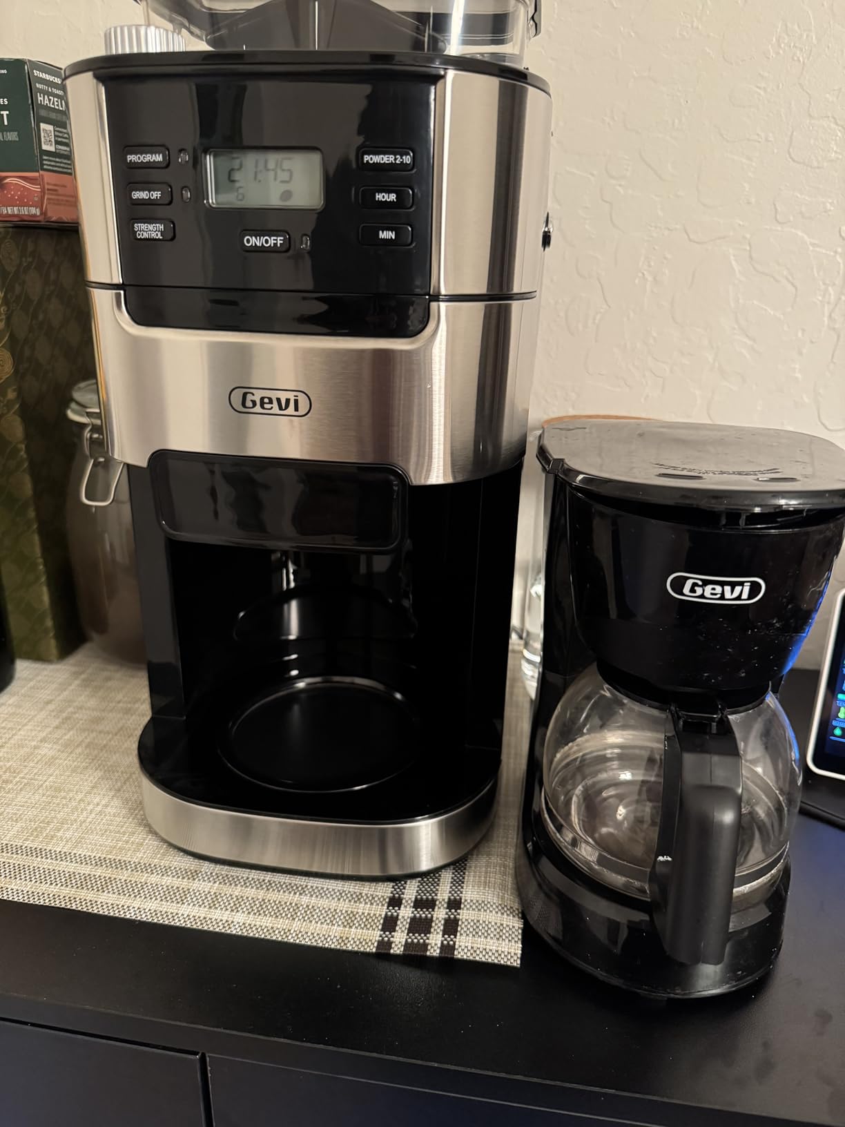 Gevi 10-Cup Drip Coffee Maker with Built-in Burr Grinder & Programmable Timer, 1.5L Water Tank, Auto Keep-Warm, Reusable Filter - Fresh Ground Coffee Machine (Black) Customer Review Gevi 10-Cup Drip Coffee Maker with Built-in Burr Grinder & Programmable Timer, 1.5L Water Tank, Auto Keep-Warm, Reusable Filter - Fresh Ground Coffee Machine (Black) - Customer Photo 1
