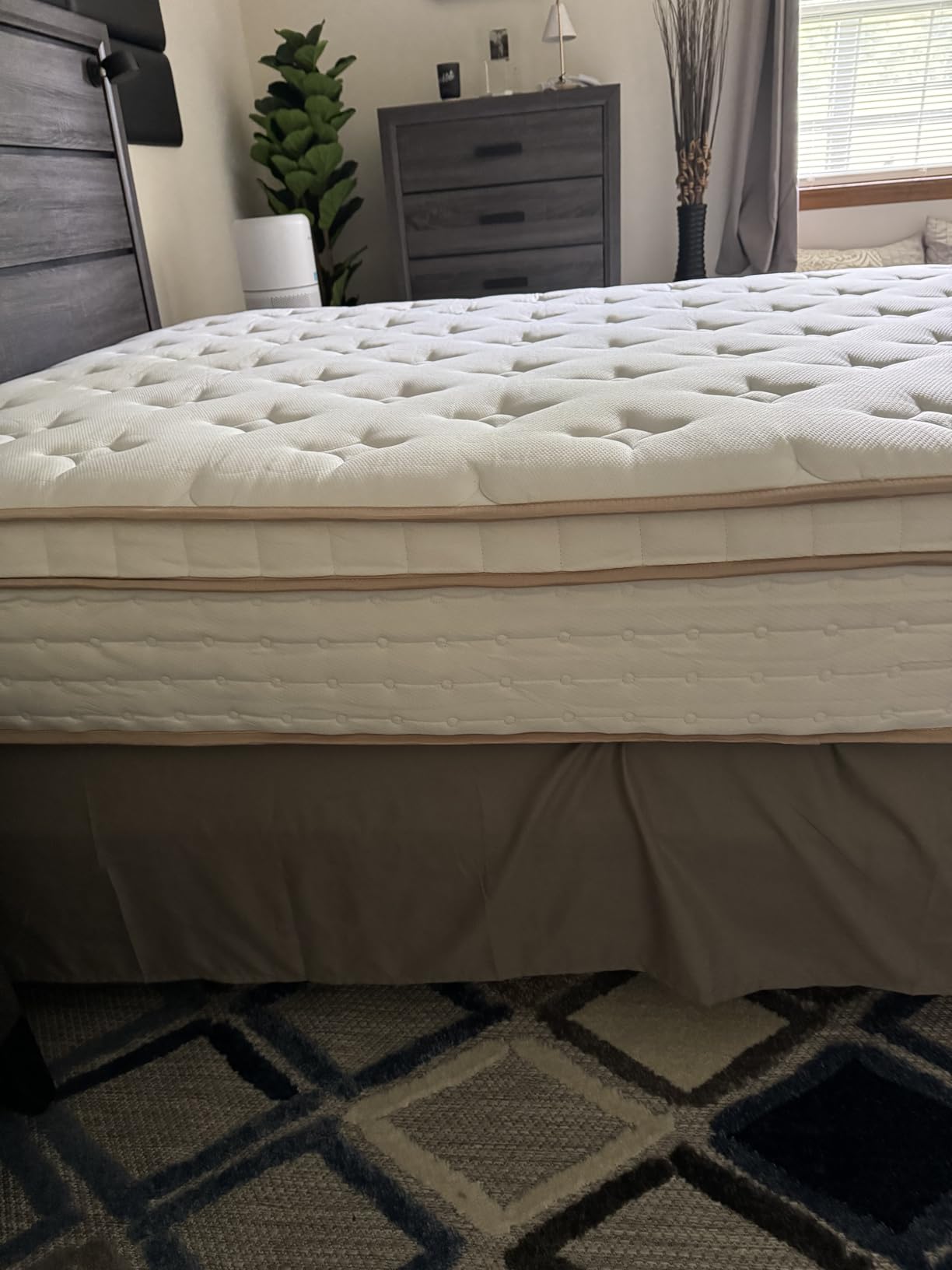 BedStory Firm Queen Mattress - 14 Inch Hybrid Mattress with Advanced Lumbar Support for Back Pain Relief - Motion Isolation and Reinforced Edges - Fiberglass-Free, CertiPUR-US, 365-Night Trial Customer Review BedStory Firm Queen Mattress - 14 Inch Hybrid Mattress with Advanced Lumbar Support for Back Pain Relief - Motion Isolation and Reinforced Edges - Fiberglass-Free, CertiPUR-US, 365-Night Trial - Customer Photo 1