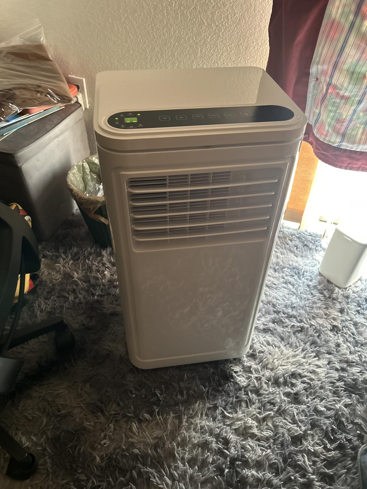 ZAFRO Portable Air Conditioners, 10000 BTU, 3 in 1 Portable AC Unit with Window Kits, Fan & Dehumidifier Modes, Cools up to 450 Sq.Ft, LED Display/Remote Control, 24H Timer for Living Room, Bedroom - Customer Photo 1