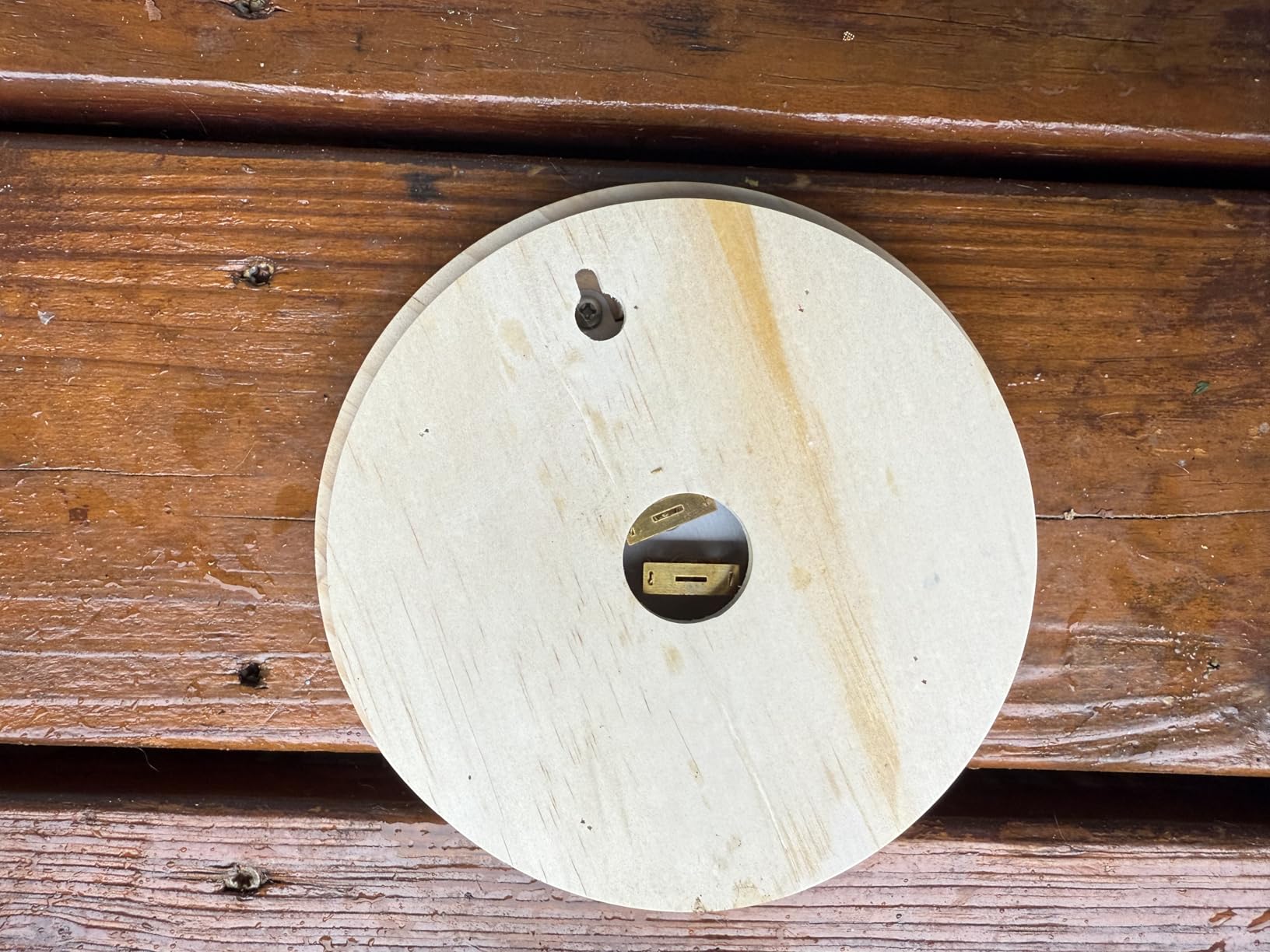 SPOROLWE Round Sauna Thermometer Hygrometer, Wooden Frame 2-in-1 Temperature and Humidity Gauge, 70-250°F Analog Dial Sauna Room Monitor, Easy-to-Read Wall Mounted Sauna Accessory for Home Spa Cabin - Customer Photo 1