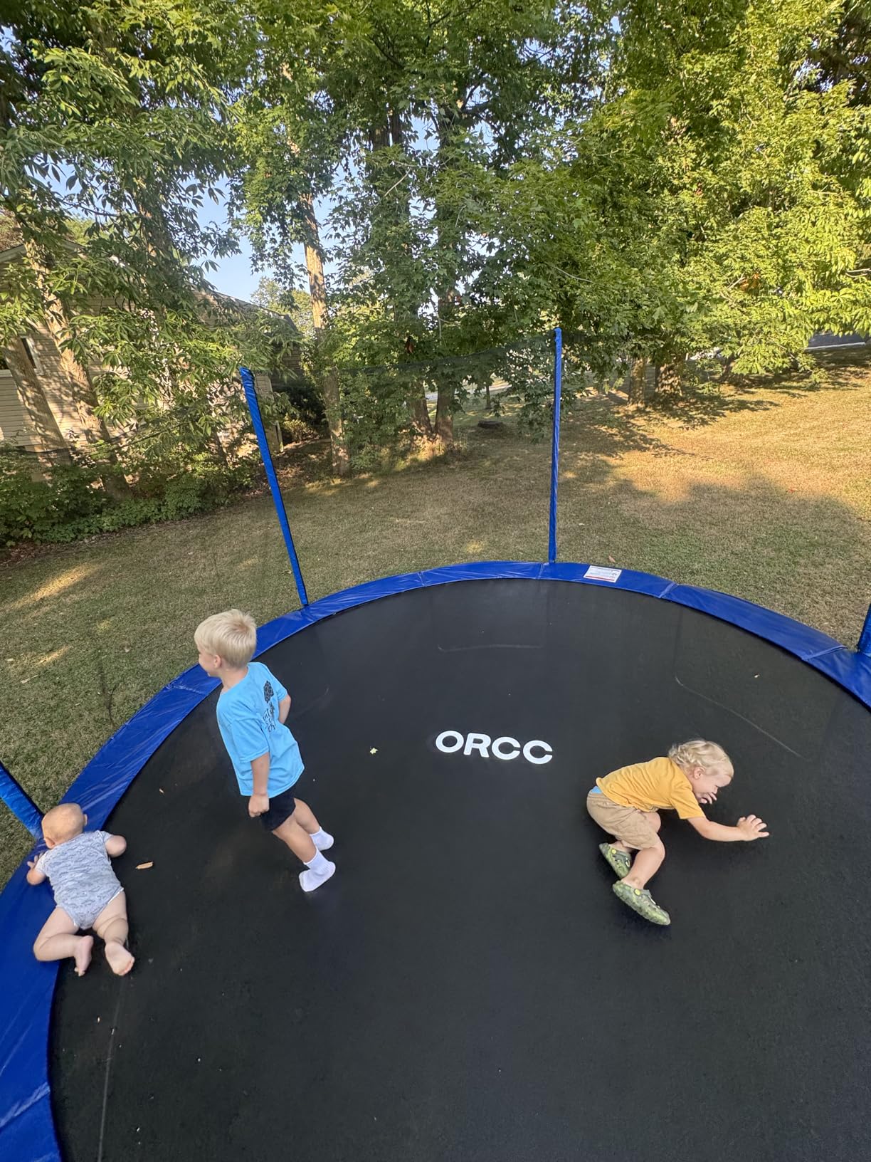 ORCC 1200LBS Weight Capacity Trampoline 16 15 14 12 10 8FT Outdoor Yard Trampolines for Kids Adults Customer Review ORCC 1200LBS Weight Capacity Trampoline 16 15 14 12 10 8FT Outdoor Yard Trampolines for Kids Adults - Customer Photo 3