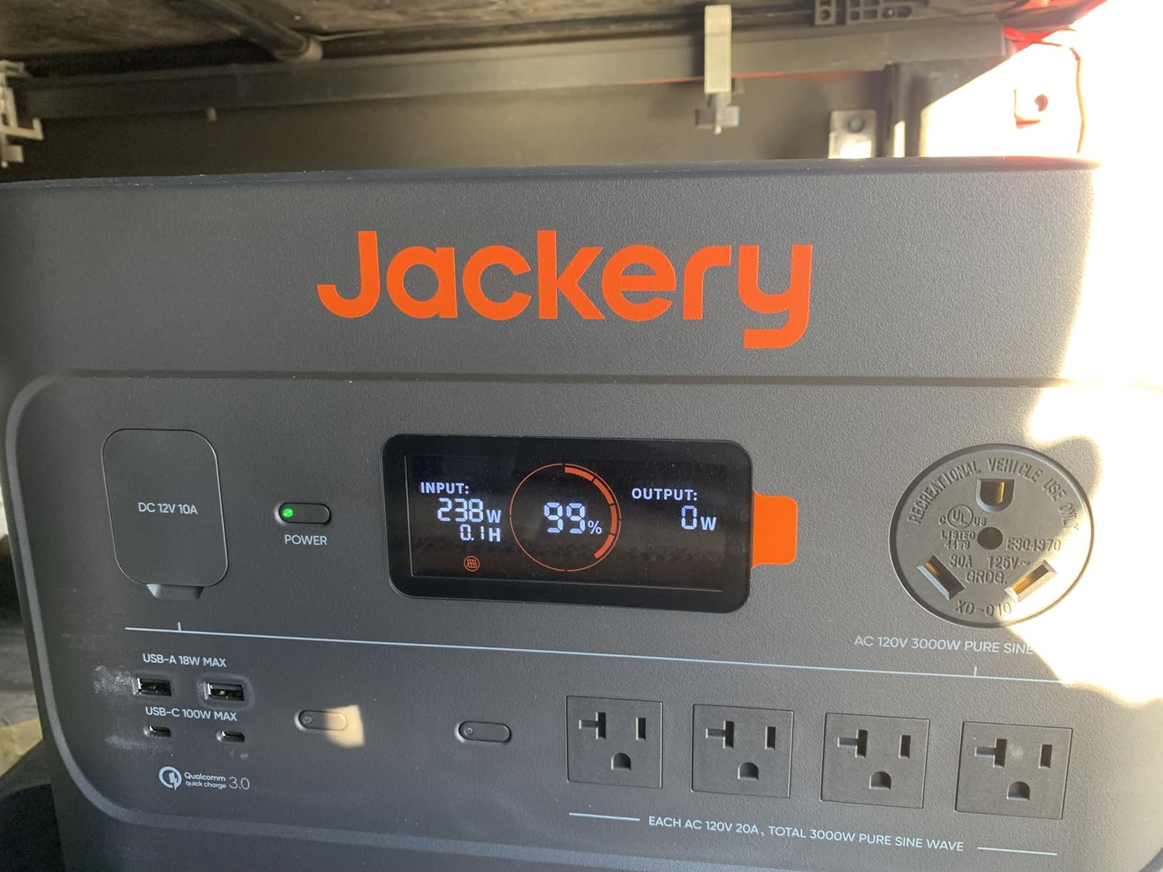 Jackery HomePower 3000 Portable Power Station, 3600W (Surge 7200W) Output, 3072Wh LFP Battery Solar Generator, Essential Home Backup for Home Use, Power Outage, RV, Emergencies (Solar Panel Optional) Customer Review Jackery HomePower 3000 Portable Power Station, 3600W (Surge 7200W) Output, 3072Wh LFP Battery Solar Generator, Essential Home Backup for Home Use, Power Outage, RV, Emergencies (Solar Panel Optional) - Customer Photo 1