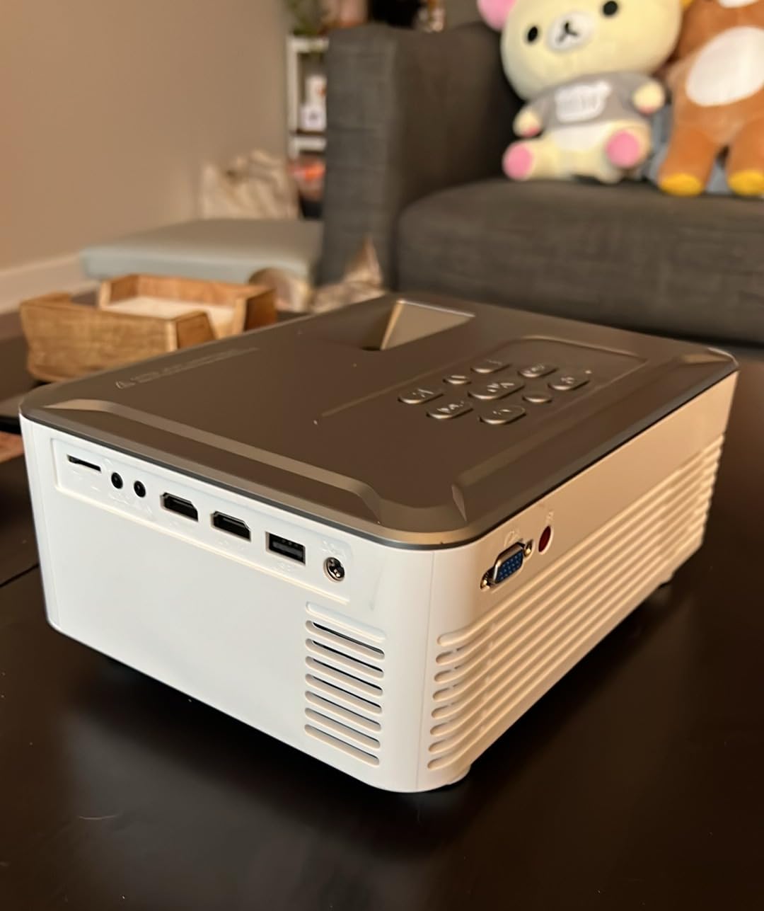 Projector with WIFI and Bluetooth, Outdoor Projector with 100 Projector with WIFI and Bluetooth, Outdoor Projector with 100