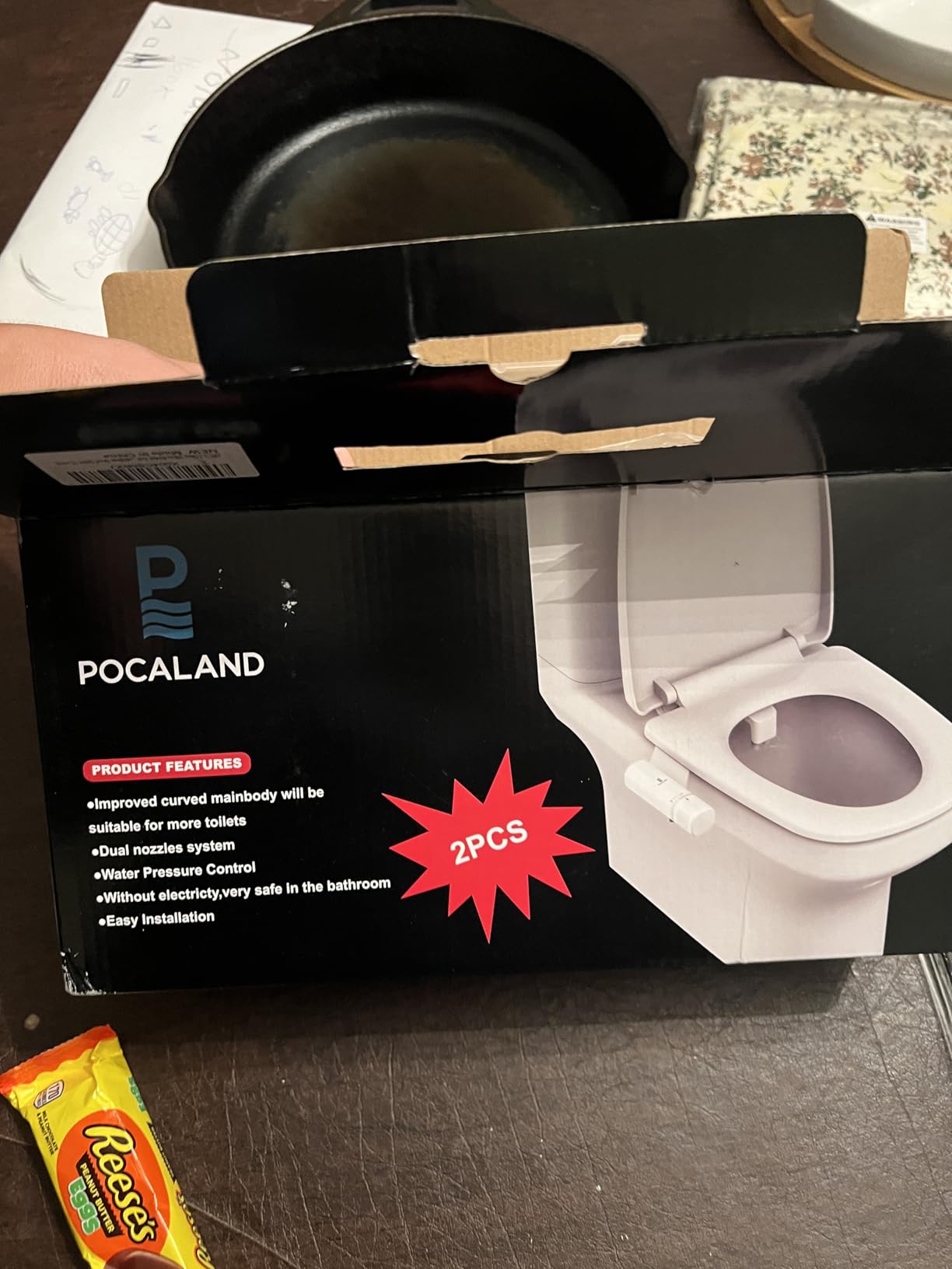 Ultra-Slim Bidet Attachment, Posterior&Feminine Wash-(Retractable Dual Nozzles), Non-Electric Bidet Attachment for Toilet Seat, Adjustable Fresh Cold Water Pressure, Stainless Steel Inlet Customer Review Ultra-Slim Bidet Attachment, Posterior&Feminine Wash-(Retractable Dual Nozzles), Non-Electric Bidet Attachment for Toilet Seat, Adjustable Fresh Cold Water Pressure, Stainless Steel Inlet - Customer Photo 1