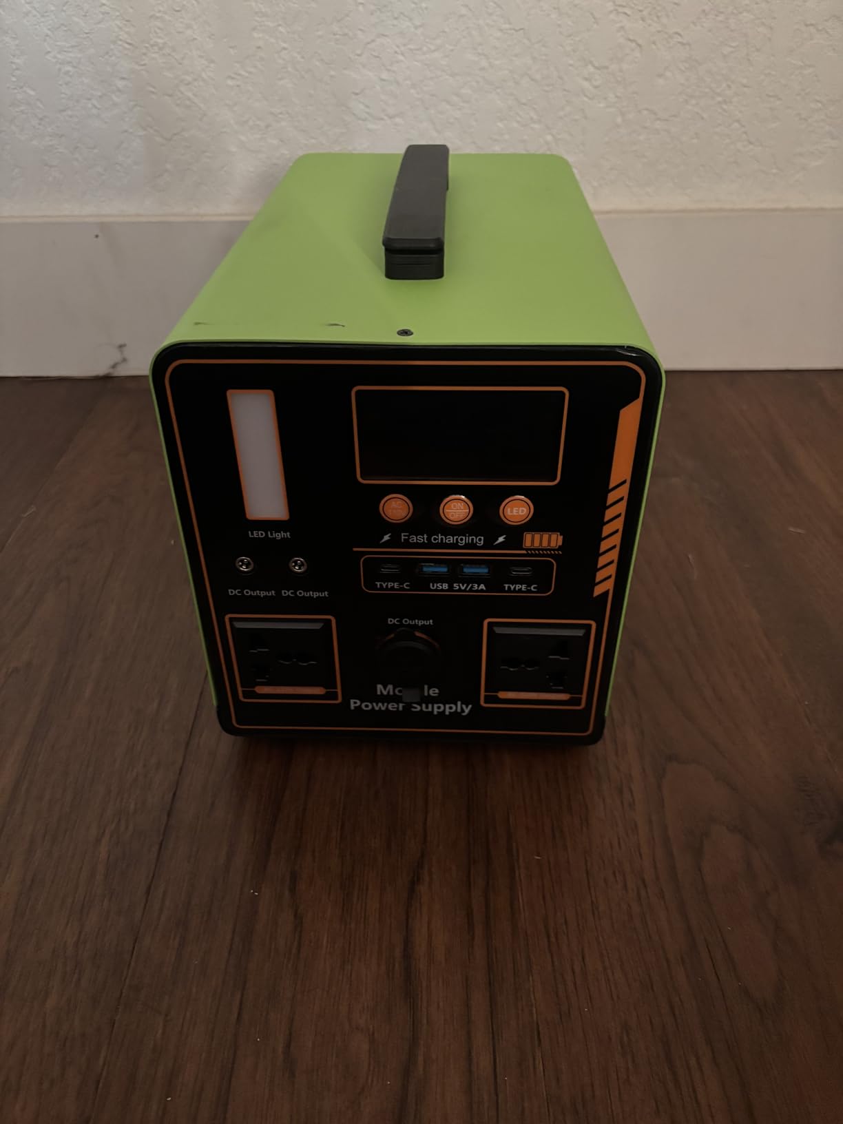 Portable outdoor camping power supply, 1115Wh backup power supply, output power 1200W, with pure sine wave 110V AC socket, suitable for outdoor camping home power outage emergency Customer Review Portable outdoor camping power supply, 1115Wh backup power supply, output power 1200W, with pure sine wave 110V AC socket, suitable for outdoor camping home power outage emergency - Customer Photo 1