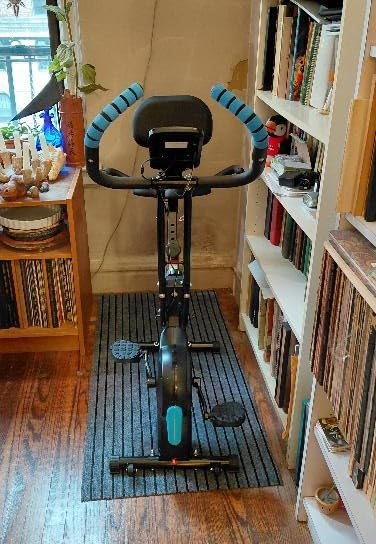 Foldable Exercise Bike, Multifunctional Indoor Stationary Bikes for Home with 8-Level Magnetic Resistance, Quiet Workout Bike with Arm Resistance Bands, LCD Monitor, 300LBS Capacity Customer Review Foldable Exercise Bike, Multifunctional Indoor Stationary Bikes for Home with 8-Level Magnetic Resistance, Quiet Workout Bike with Arm Resistance Bands, LCD Monitor, 300LBS Capacity - Customer Photo 1
