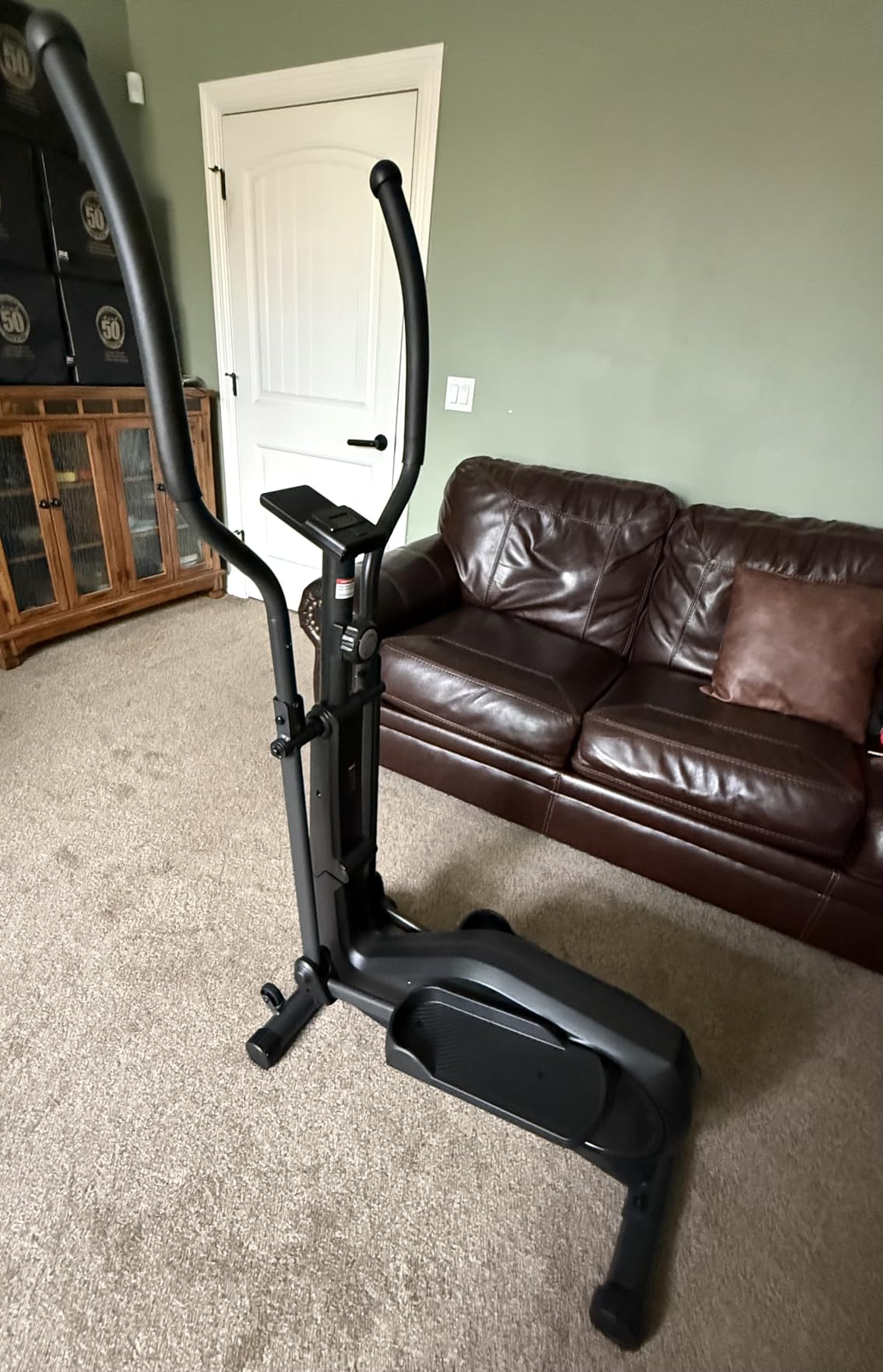 CURSOR FITNESS Elliptical Machine for Home, Elliptical Exercise Machine Elliptical Training Machines with 8 Levels Resistance, Silent Magnetic Elliptical Trainer with 12 CURSOR FITNESS Elliptical Machine for Home, Elliptical Exercise Machine Elliptical Training Machines with 8 Levels Resistance, Silent Magnetic Elliptical Trainer with 12