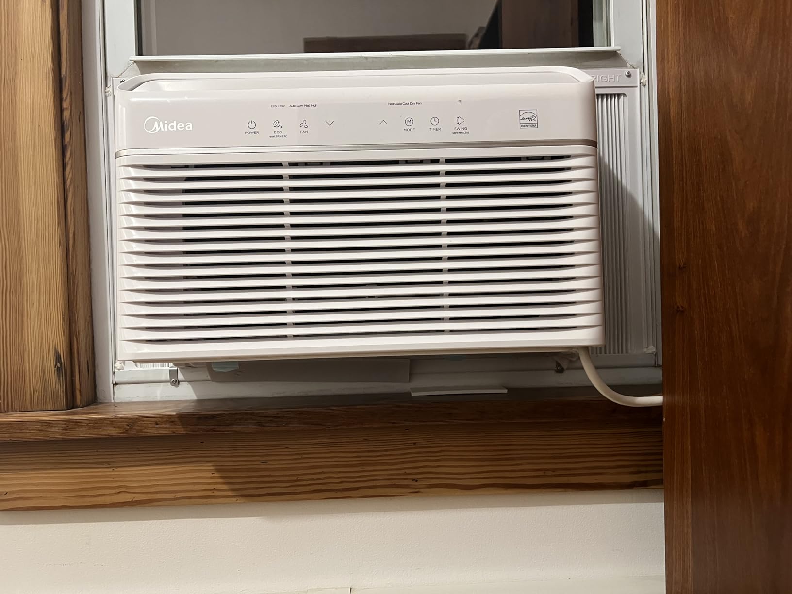 Midea 5,000 BTU EasyCool Window Air Conditioner - Cool up to 150 Sq. Ft. with Easy-to-Use Mechanical Controls and Reusable Filter, Perfect for Small Bedroom, Living Room, Home Office Customer Review Midea 5,000 BTU EasyCool Window Air Conditioner - Cool up to 150 Sq. Ft. with Easy-to-Use Mechanical Controls and Reusable Filter, Perfect for Small Bedroom, Living Room, Home Office - Customer Photo 2