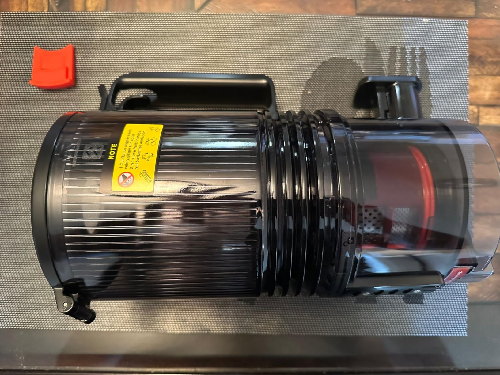 Cold Press Juicer, 5.5inch Wide Feed Chute Juicer Machine, Slow Masticating Juicer for Whole Vegetables & Fruits, Black Customer Review Cold Press Juicer, 5.5inch Wide Feed Chute Juicer Machine, Slow Masticating Juicer for Whole Vegetables & Fruits, Black - Customer Photo 1