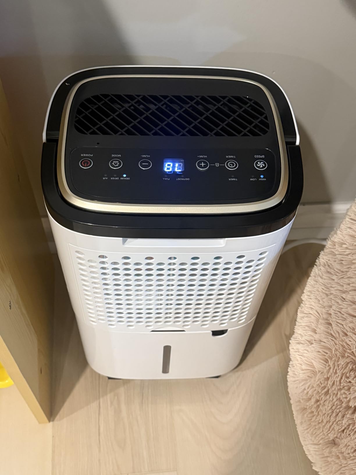 4500 Sq.Ft Dehumidifier for Basement with Drain Hose, 50 Pint Large Best Compressor Dehumidifiers for Home or Garage, Continuous Dehumidifying Features Humidity Display, 24H Timer and Child Lock Customer Review 4500 Sq.Ft Dehumidifier for Basement with Drain Hose, 50 Pint Large Best Compressor Dehumidifiers for Home or Garage, Continuous Dehumidifying Features Humidity Display, 24H Timer and Child Lock - Customer Photo 1