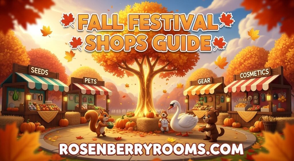 Fall Festival Shops in Grow a Garden