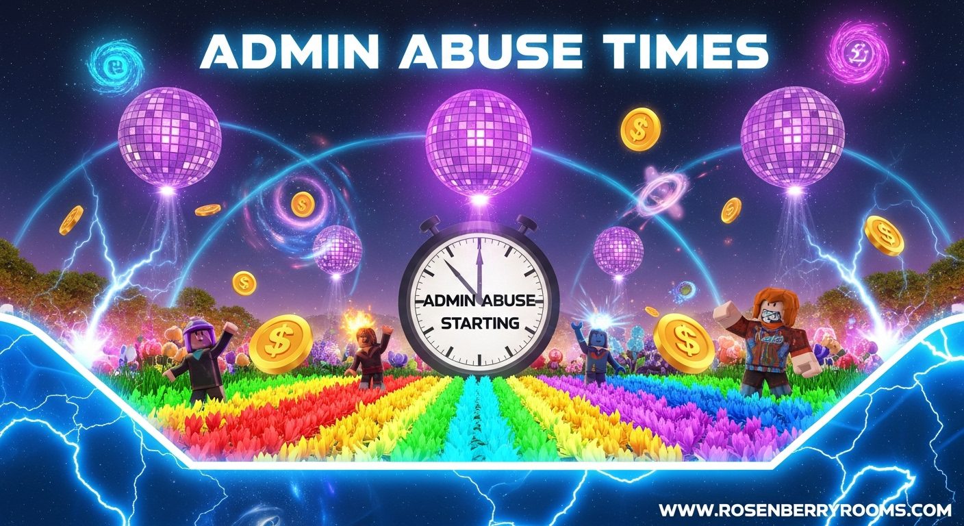 Grow a Garden Admin Abuse Times