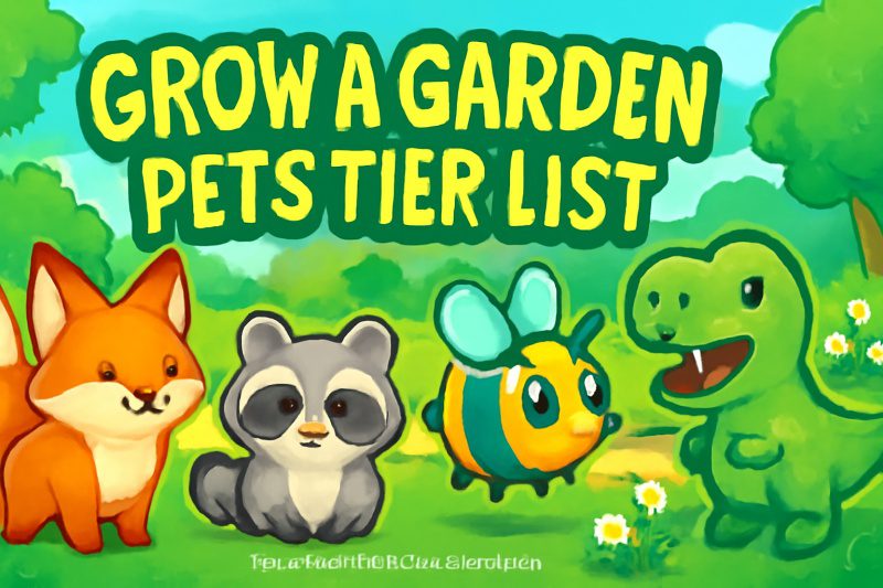 Grow a Garden Pets Tier List