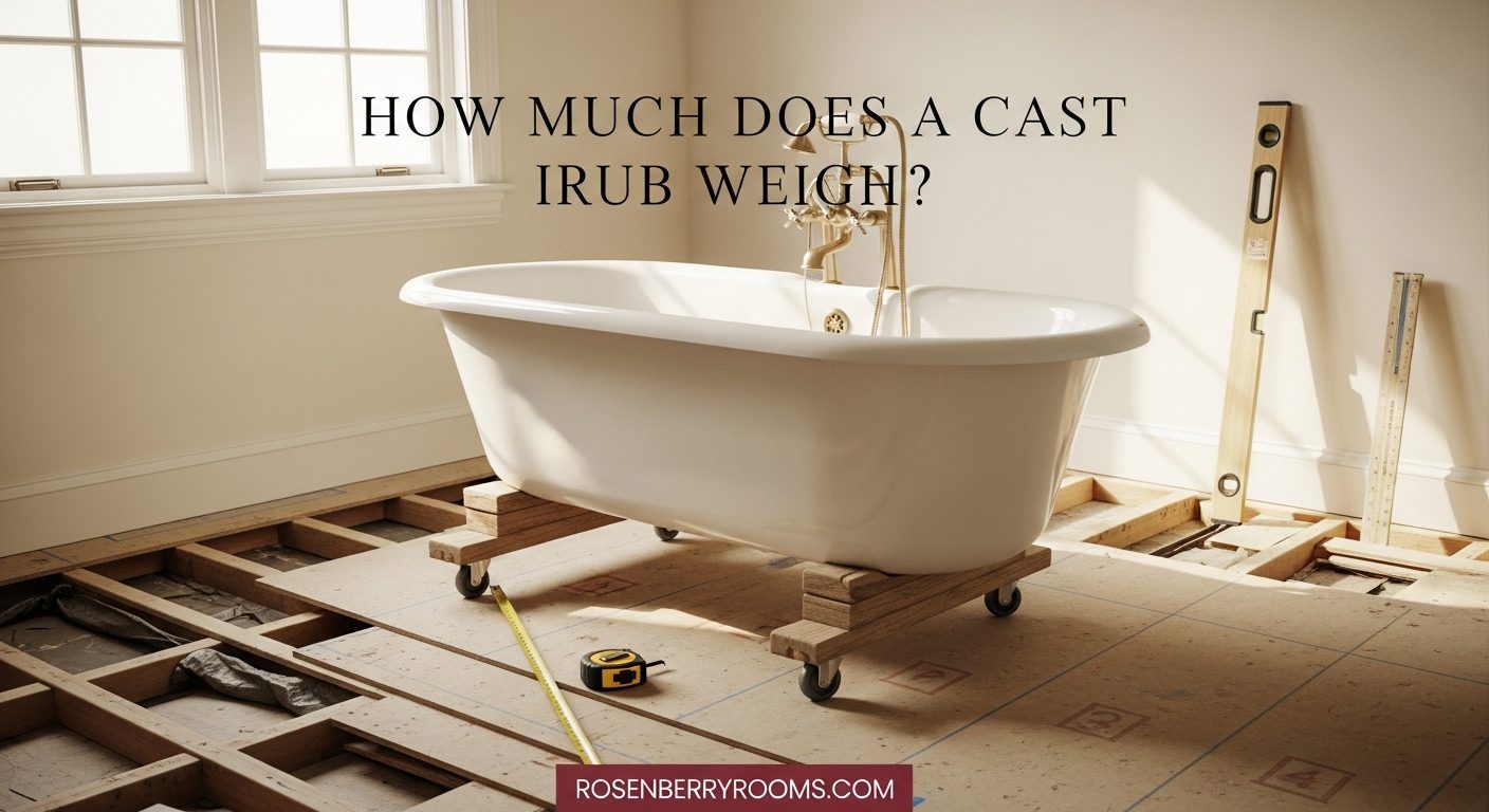 How Much Does a Cast Iron Tub Weigh
