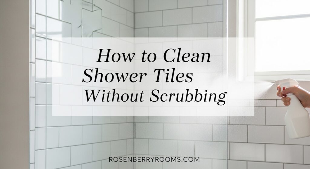 How to Clean Shower Tiles Without Scrubbing