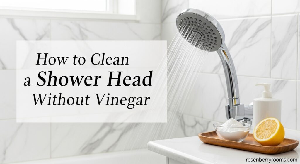 How to Clean a Shower Head Without Vinegar