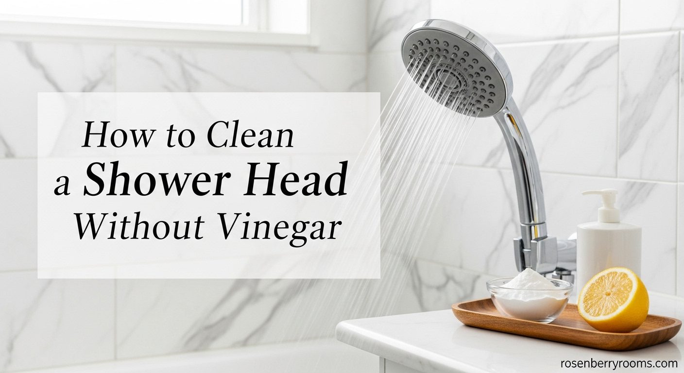 How to Clean a Shower Head Without Vinegar