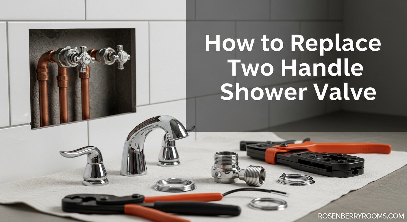 How to Replace Two Handle Shower Valve
