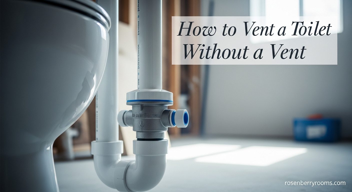 How to Vent a Toilet Without a Vent