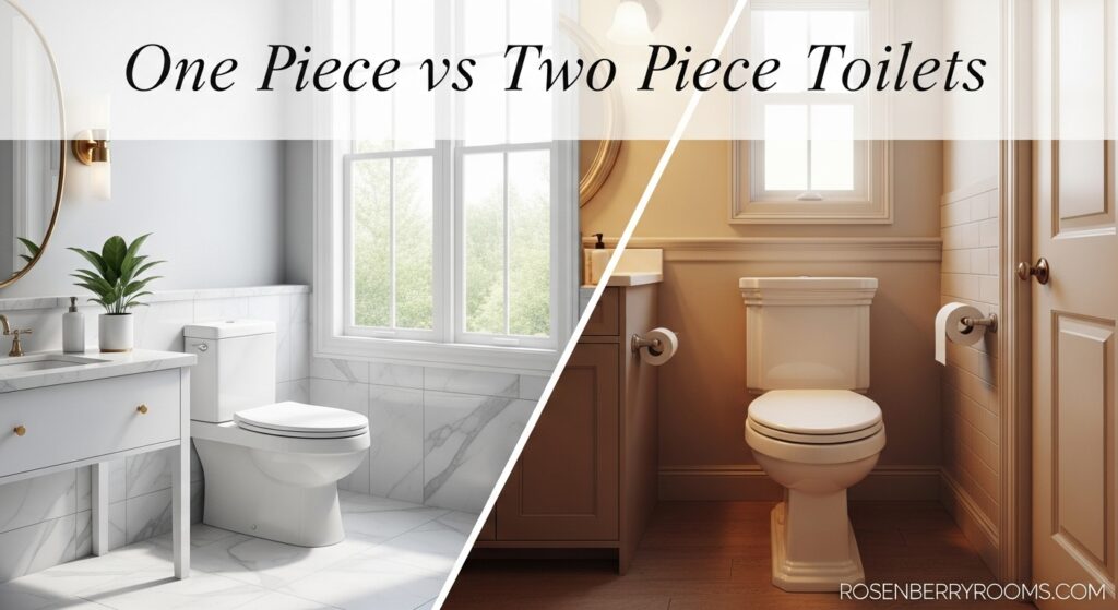 One Piece vs Two Piece Toilets