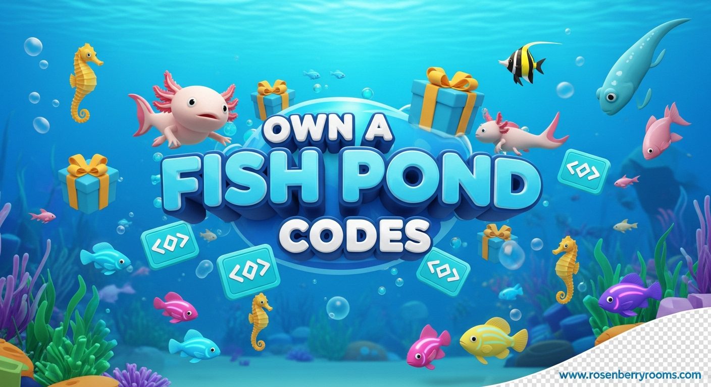 Own a Fish Pond Codes