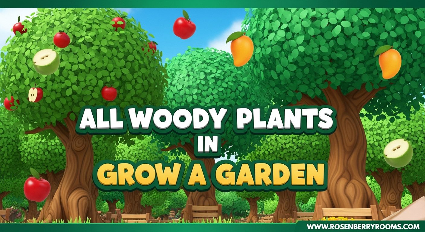 Woody Plants in Grow a Garden Roblox