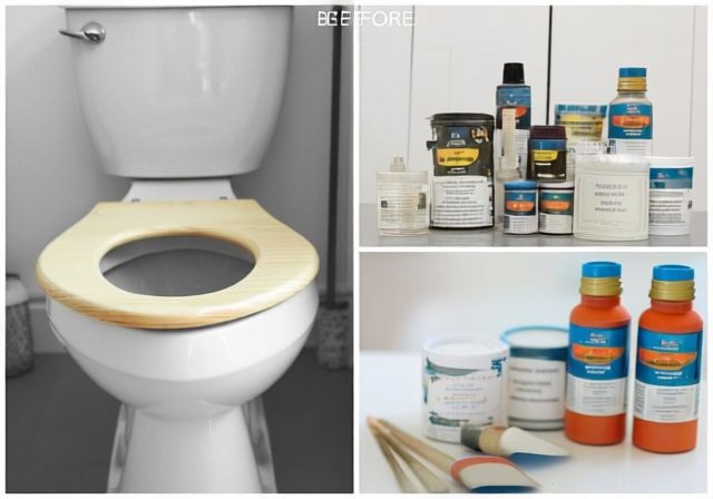How to Paint a Wooden Toilet Seat