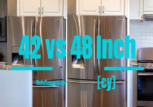 42 vs 48 Inch Refrigerator [cy]: Complete Size Comparison Guide - Rosenberry Rooms