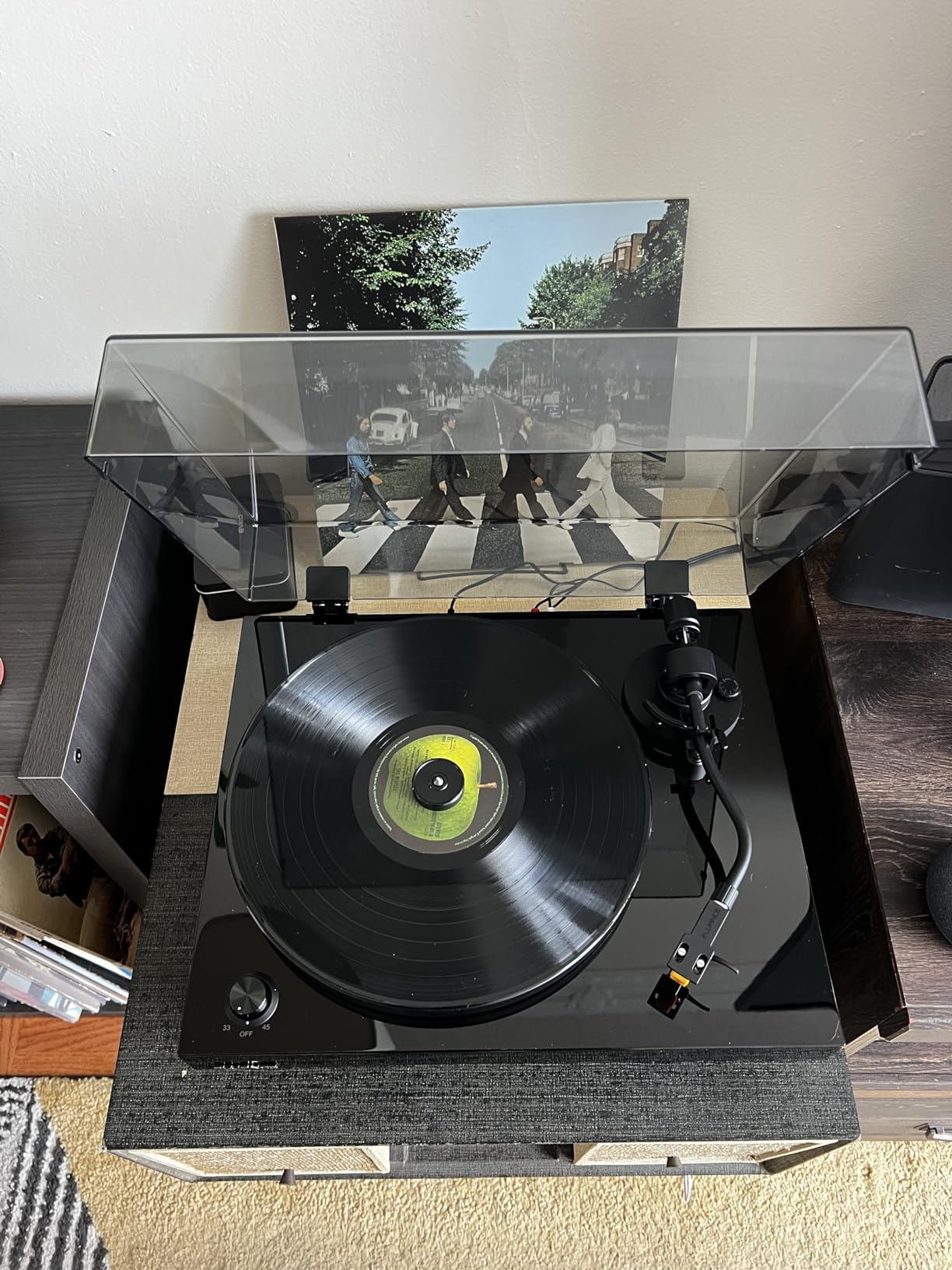 Fluance RT80 Classic High Fidelity Vinyl Turntable Record Player with Audio Technica AT91 Cartridge, Belt Drive, Built-in Preamp, Adjustable Counterweight, Solid Wood Plinth - Piano Black Customer Review Fluance RT80 Classic High Fidelity Vinyl Turntable Record Player with Audio Technica AT91 Cartridge, Belt Drive, Built-in Preamp, Adjustable Counterweight, Solid Wood Plinth - Piano Black - Customer Photo 2