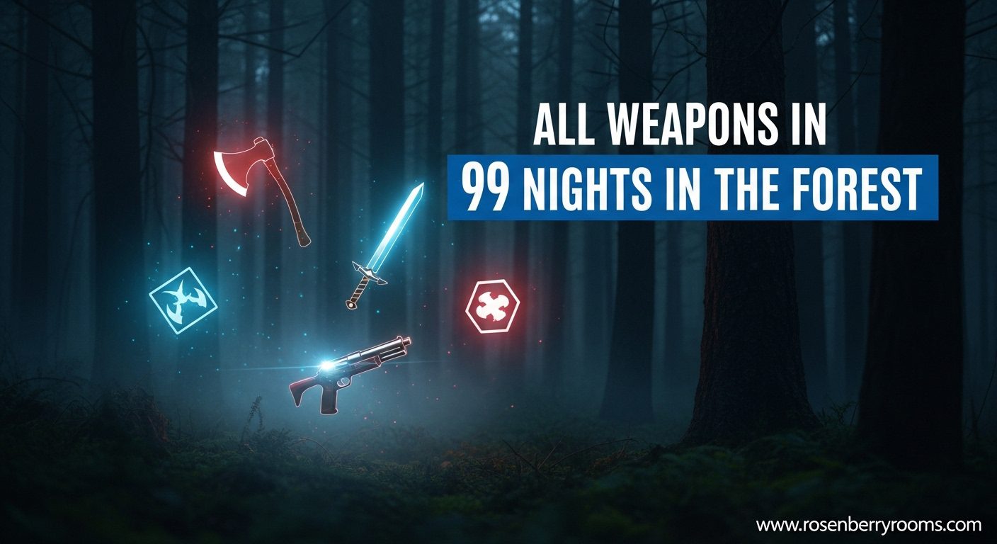 99 Nights Forest Weapons