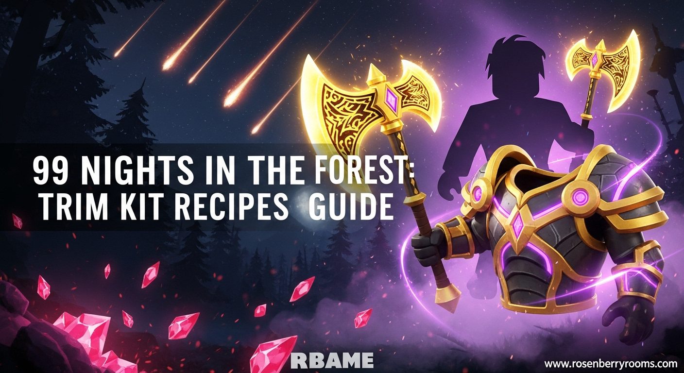 99 Nights in the Forest Trim Kit Recipes