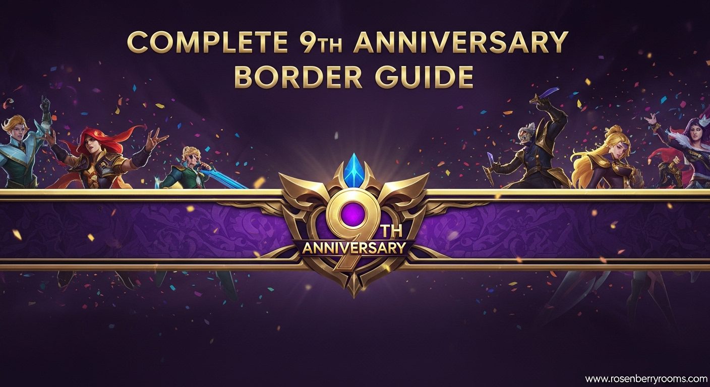 9th Anniversary Border guide