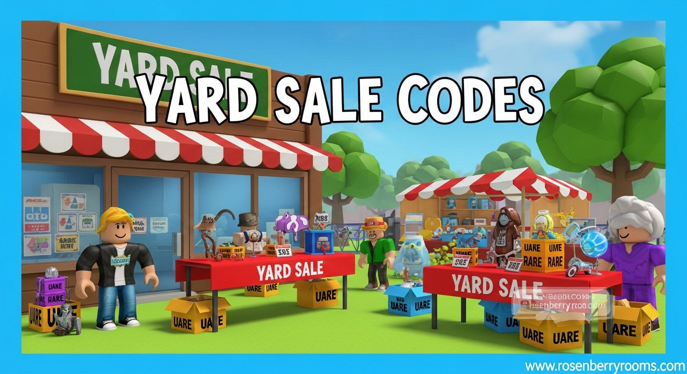 Active Yard Sale Codes