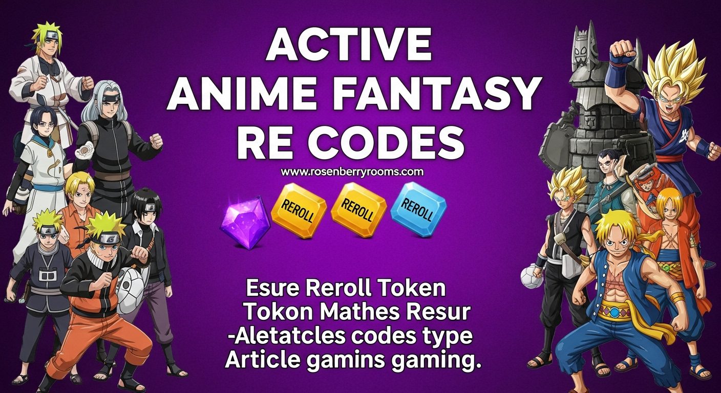 Anime Fantasy Re Codes