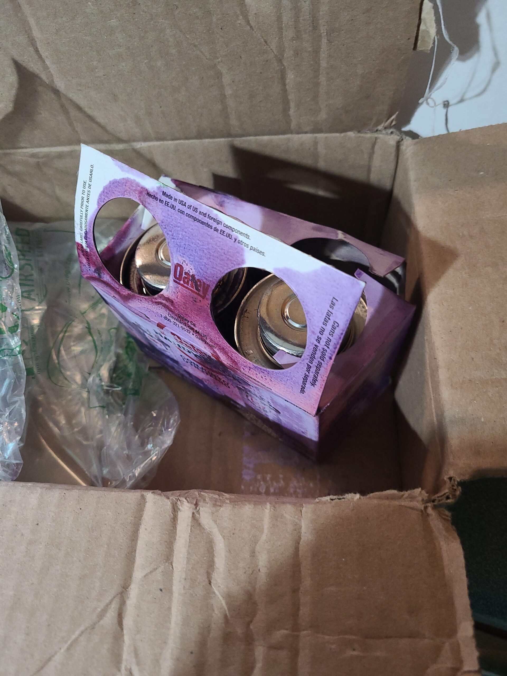 Oatey 30246 4 oz. PVC Regular Clear Cement and 4 oz. NSF Purple Primer Handy Pack - Customer Photo 1