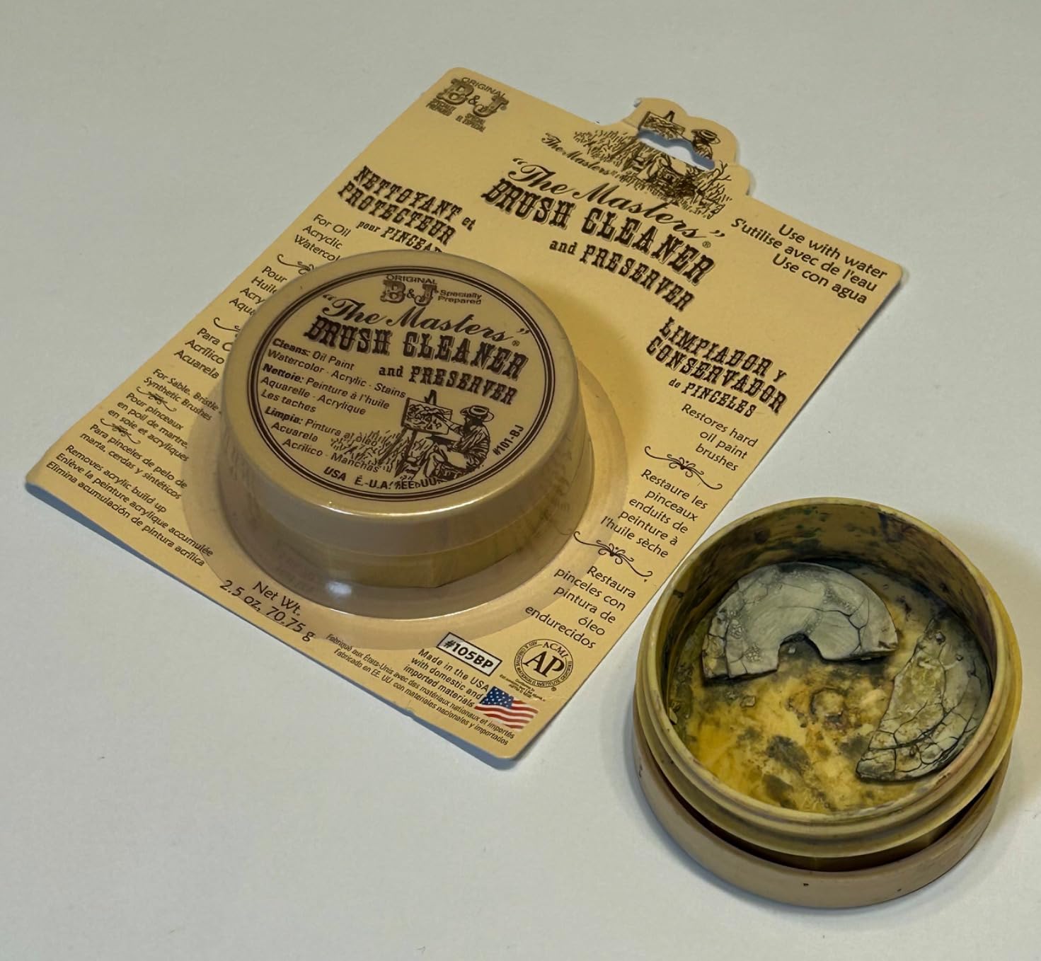General Pencil Company The Masters Brush Cleaner & Preserver 2.5 0z. Customer Review General Pencil Company The Masters Brush Cleaner & Preserver 2.5 0z. - Customer Photo 2