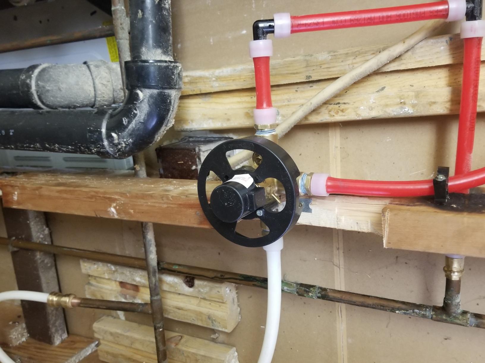 Moen PosiTemp Rough In Pressure Balancing Cycling Shower Valve with Stops, 2590 Customer Review Moen PosiTemp Rough In Pressure Balancing Cycling Shower Valve with Stops, 2590 - Customer Photo 2