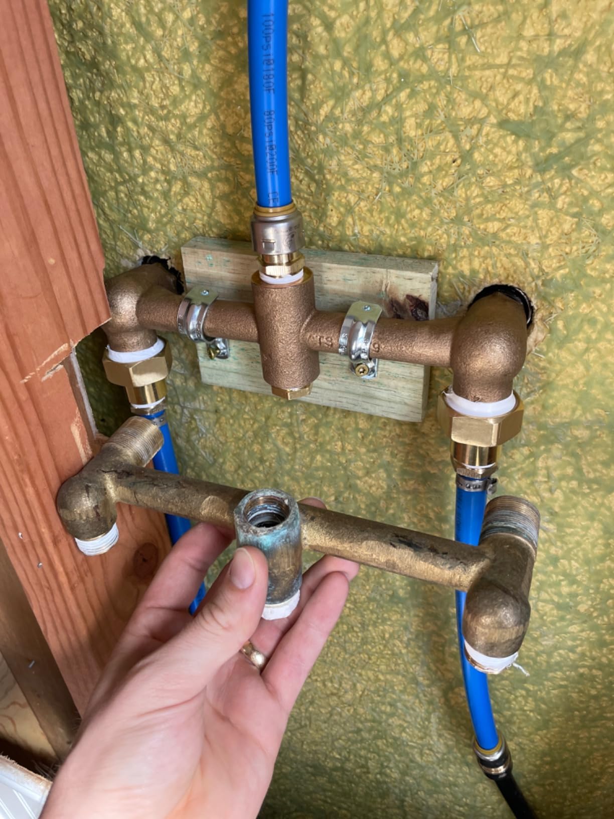 Pfister 00731XA 2-Handle Shower Only Rough-In Valve Customer Review Pfister 00731XA 2-Handle Shower Only Rough-In Valve - Customer Photo 2